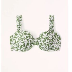 Abercrombie Curve Love Ruched Underwire Bikini Top